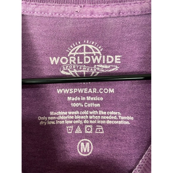 Mackinac‎ Island Horse Carriage Embroidered Graphic Tee Purple Size Medium - Picture 3 of 8